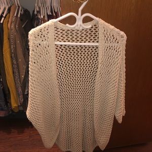 Garage Chunky Knit Cream/Beige Cardigan